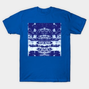 Indigo Tie-Dye Symmetry T-Shirt